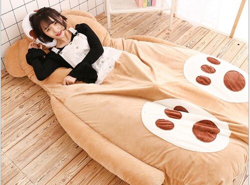 Teddy Bear Bed Single Bed Filled Carpet Large Tatami Mattress Sofa Bean Bag Gift