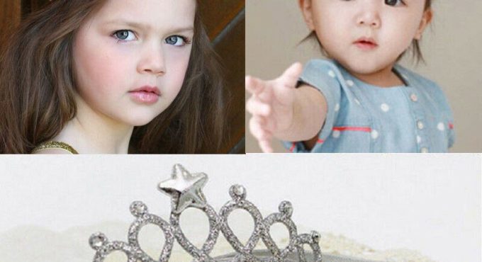 Cute Crown Birthday party baby headband girl Infant hair clothes accessories band newborn Headwear tiara hairband children Gift