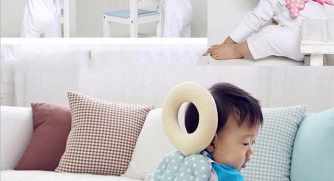 Hot Sale New Baby Head Protection Pad Toddler Headrest Pillow Baby Neck Cute Wings Nursing Drop Resistance Cushion Baby Protect