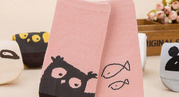 Baby Girls Cute Cartoon Socks Toddler Baby Cotton Meias Breathable Socks Newborn Infant Non-slip Baby Girls Sokken 1-24 Months