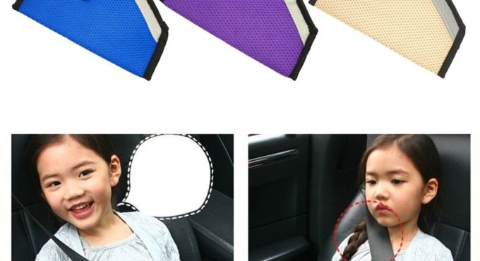 Child Seat Belt Adjustment Holder Car Anti-Neck Neck Baby Shoulder Cover Seat Belt Positioner Child Seatbelt for Kids Safety