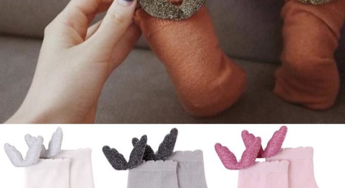 Toddler Indoor Sock Newborn Baby Socks Winter Terry Cotton Baby Girl Sock Angel Decoration Socks Baby Socks Soft Cotton