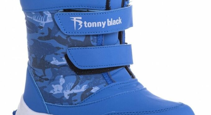 Children Boots Tonny Black Kids Trekking Boots Tbsrk Детские Сапоги מגפיים לילדים