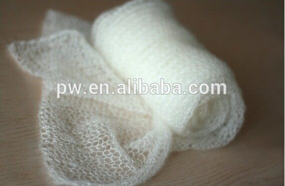 11 pieces/lot 40cm x80cm Crochet Knit Mohair Baby Wrap Baby Swaddling Baby wraps Newborn Baby Photo Props