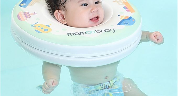 Mambobaby Solid Non-inflatable Baby Swimming Floating Neck Float Swim Ring Swim Trainer Swimming Pool Toys From 0-12 Months