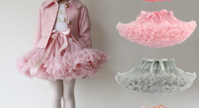 Drop Shipping Baby Girls Tutu Skirt Fluffy Children Ballet Kids Pettiskirt Baby Girl Skirts Princess Tulle Party Dance Skirts