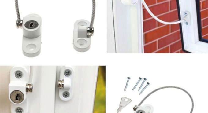 Child Window Restrictor Security Lock Kids Prevent Childern Falling Window Lock Baby protection