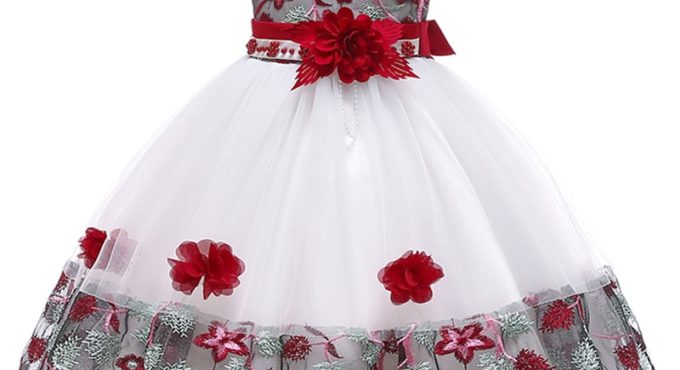 Children's Dresses Flower Girls Wedding Dress Kids Prom Dresses For Girls Elegant Baby Clothes Summer Princess Party Vestidos 8Y