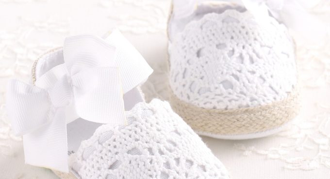 WONBO Baby Girl Newborn Shoes Spring Summer Sweet Very Light Mary Jane Big Bow Knitted Dance Ballerina Dress Pram Crib Shoe