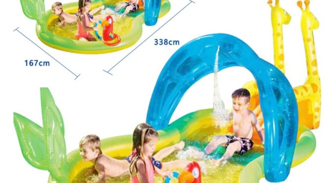 Cute animal shaped Inflatable toys Children's inflatable pool Garden pool for Baby summer Water Play happy time with kids