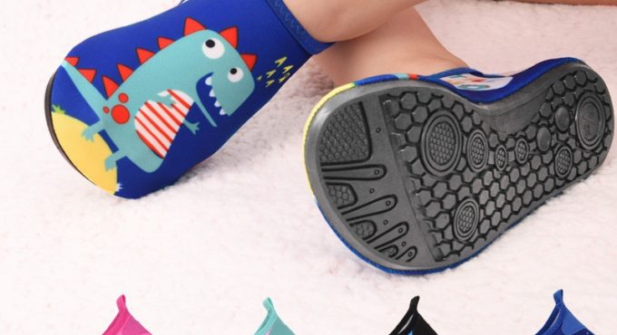 Children Beach Shoes Baby Soft Floor Indoor Slipper Snorkeling Swim Socks Boys And Girls Anti-slip Home Barefoot Kids Slippers