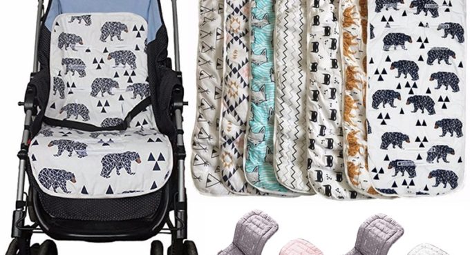 Fashion Baby Stroller Seat Cotton Comfortable Soft Child Cart Mat Infant Cushion Buggy Pad For Baby Prams Stroller Accessories