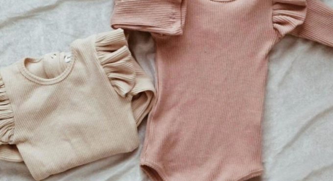 0-24M Newborn Baby Girls Boys Romper Long Sleeve Romper Jumpsuit Bodysuit One-Pieces Autumn Winter Cotton Solid Color Clothes