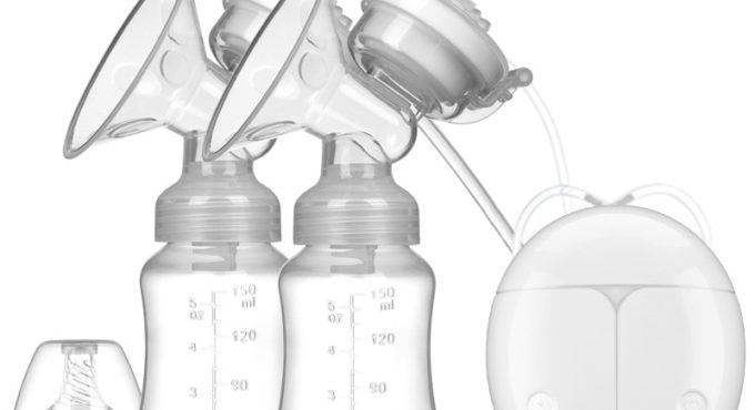 Breast Pump Bilateral Milk Pump Baby Bottle Postnatal Supplies Electric Milk Extractor Breast Pumps USB Powered Baby Breast Feed