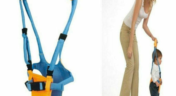 PUDCOCO Baby Toddler Kid Harness Bouncer Jumper Learn To Moon Walk Walker Assistant Leashes