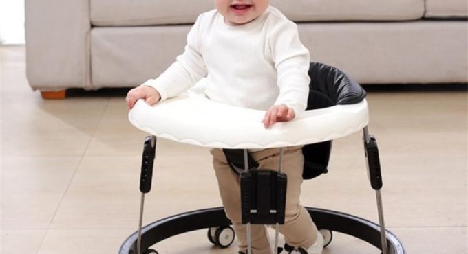 Baby Walker With Wheel Baby Walk Learning Anti Rollover Foldable Wheel Walker Multi-Functional Seat Car