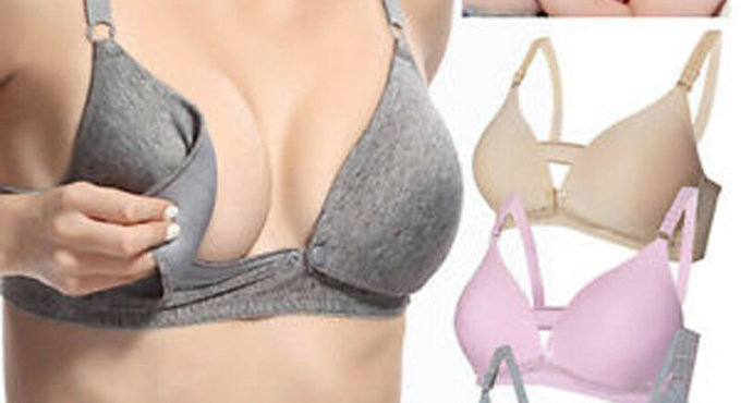 Women Nursing Bra Front Buckles Maternity Breastfeeding Pregnant Bras Underwear Maternity Bra