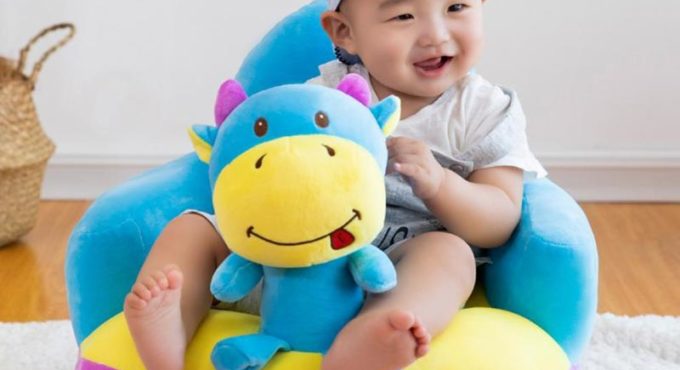 Baby Seats Sofa Support Cover Infant Learning to Sit Plush Chair Feeding Seat Skin for Toddler Nest Puff Dropshipping No Filler