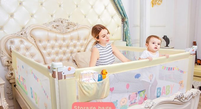 Baby Bed Fence Safety Gate Babe Barrier For Beds Crib Rails Security Fencing Baby Playpen Activity Center Child Bed Guard Rail