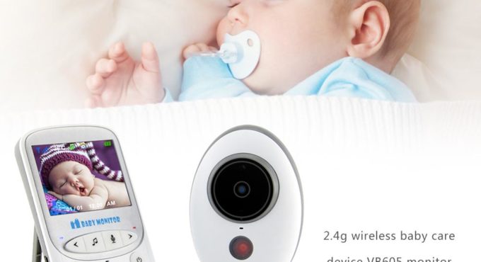 2.4 G Wireless LCD Audio Video Baby Monitor VB605 Radio Nanny Music Intercom Portable Baby Camera Two Way Audio System