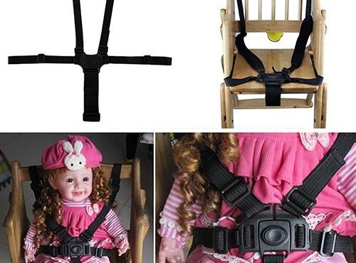 Baby 5 Point Adjustable Universal Harness Safe Belt Seat Belts For Stroller High Chair Pram Buggy Children Baby Belt Stroller