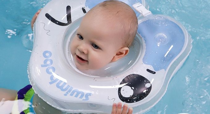 Inflatable circle Swimming Neck Ring infant Swimming accessories swim neck baby tube ring safety neck float circle bathing buoy