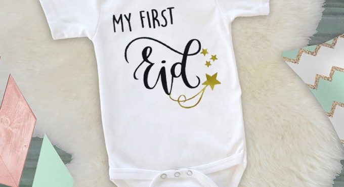 2020 New Baby Short Sleeve Jumpsuit Caasual Letter Print My First Eid Girl Boy Rompers Newborn Baby Clothes Newborn Baby Gifts