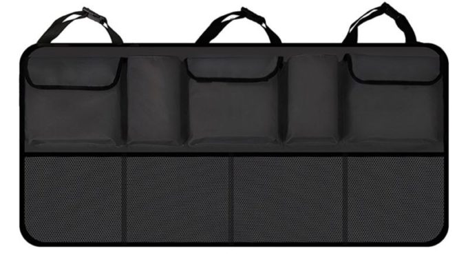 Universal Portable Large Capacity Car Trunk Organizer Adjustable Backseat Oxford Multi-Pocket Storage Bag Automobile Accessories