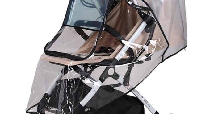 Baby carriage rain cover food grade non-toxic and odorless baby stroller windproof rain cover