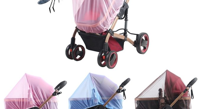 1 four-color optional baby stroller mosquito net insect repellent mosquito net safety net baby skin care Mosquito Baby Net