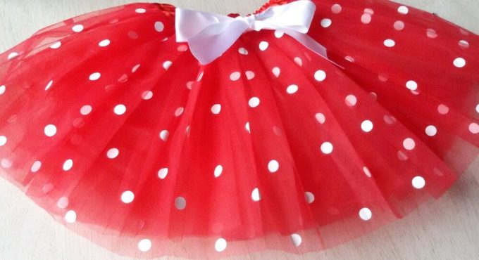 Halloween Tutu Red White &Black Tutu Skirt Baby Girls Dance Tutu Pettiskirt