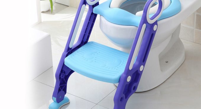 2020 New Baby Potty Training Seat Children's Potty Baby Toilet Seat With Adjustable Ladder Infant Toilet Training Folding Seat