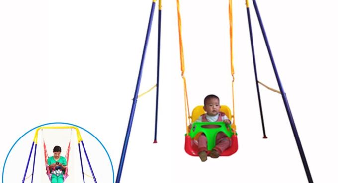 Children's swing With a baby artifact Baby bouncing chair baby child jumping chair fitness frame swing indoor hanging chair toy