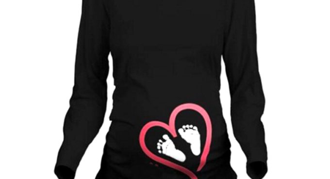 Maternity Clothes New Maternity Long Sleeve Tshirt Casual Maternity Clothing Clothes For Pregnant Women Maternity Dress