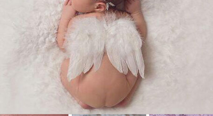 newborn photography props accessories Angel wings baby boy clothes girl boys infant costume outfit clothing 0-3 months