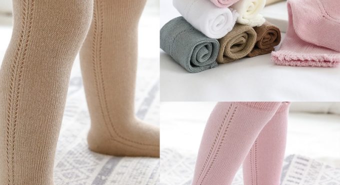 New Baby Socks for Girls Boys Hollow Out Autumn Spring Newborn Socks Kids High Knee Socks Infant Baby Accessories for 0-7Y