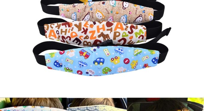 1Pc Safety Adjustable Car Seat Sleep Nap Aid Baby Kids Head Support Holder Belt