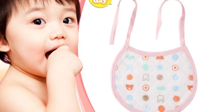 New born Baby Boys Girls Waterproof Aprons Comfortable Full Cotton Baby Eating Dinner Feeding Bibs Baby Saliva Towel