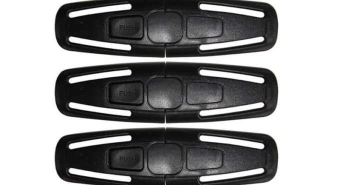 5 Pcs Baby Car Safety Seat Strap Belt Harness Chest Clip Lock Buckle Nylon Latch