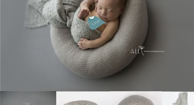 Newborn Photography Props Blanket Mat Cushion Baby Photography Backdrop Accessories Infant Baby Photo Shooting Studio Props