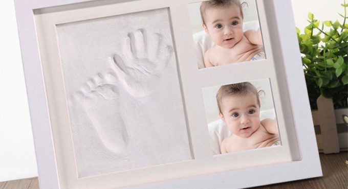 Photo Frame Souvenirs baby Handprint DIY Newborn Footprint Ink pad Baby Footprint Soft Clay Inkpad Newborn Souvenir Home Decor