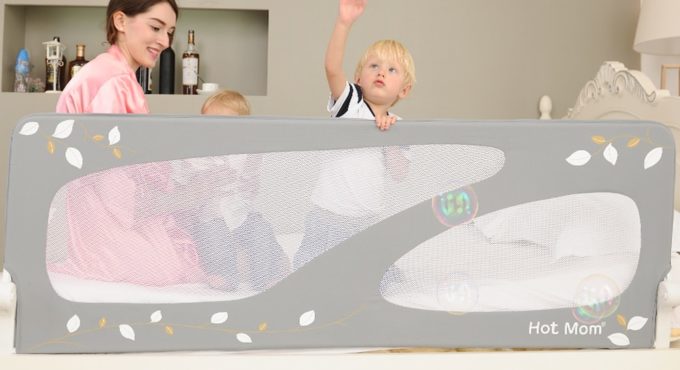 Portable and Foldable，Steady Bed Guard Baby Safety Bed Rail, Large 150cm ，Fast delivery in Germany