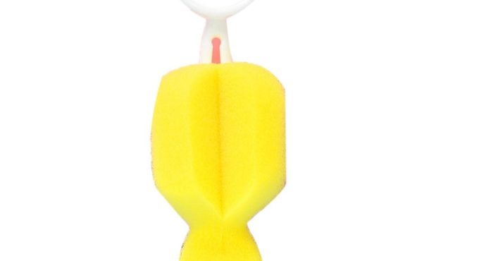 Bottle Brush Sponge Plastic Glass Milk Water Cup Cleaning Feeding Bottle Dummy Nipple Pacifier Brushes