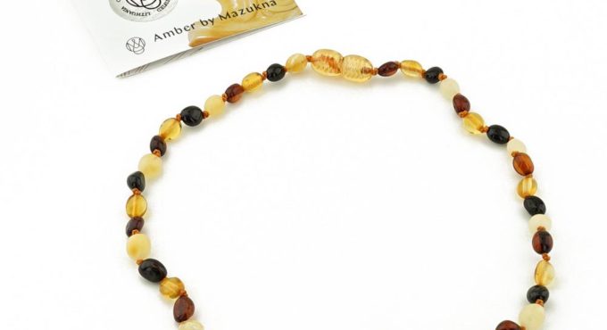 Original Certified Different Color Drop Amber Necklace for Babies