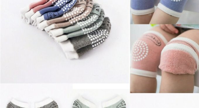 Baby Girls Boys Crawling Socks Baby Toddler Anti-Slip Knee Pads Fashion Casual Kids Unisex Baby Toddlers Kids Safety Accessories