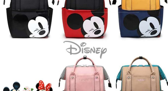 Disney Baby Care Diaper Bags Mummy Bag Large Capacity Mom Waterproof Storage Bag Travel Baby Maternity Diaper Bag Backpack