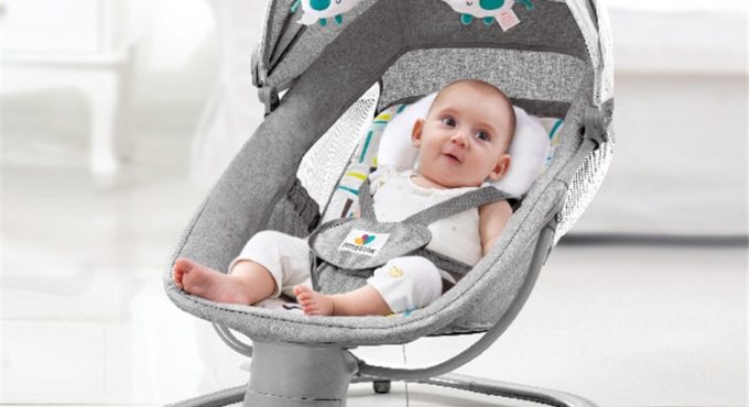 Multi-function Music Electric Swing Chair Newborn Gift Infant Baby Rocking Chair Comfort BB Cradle Folding Baby Rocker Swing