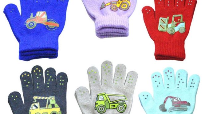 Warmom Children Gloves Winter Baby Boys Girls Warm Gloves Infant Baby Mittens Children Toddler Kids Full Finger Mittens