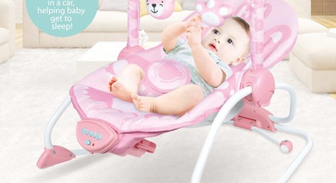 Multi-function Music Electric Swing Appease Rocking Chair Baby Cradle Swinging Chair Baby Cradle for Newborn Swing Crib Bb50