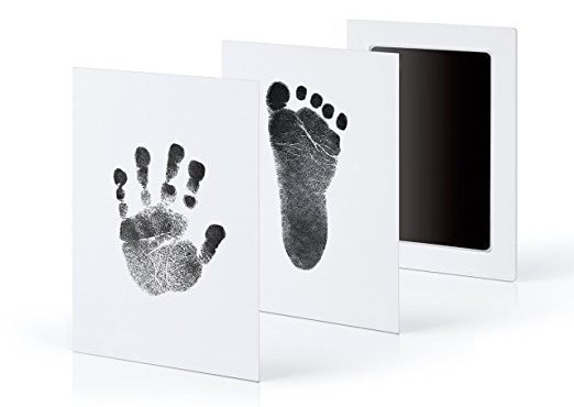 Newborn Baptism Baby Hand and Foot Print Products Hand and Foot Print Table Baby Wash-free Printing Oil Do Not Need To Wash